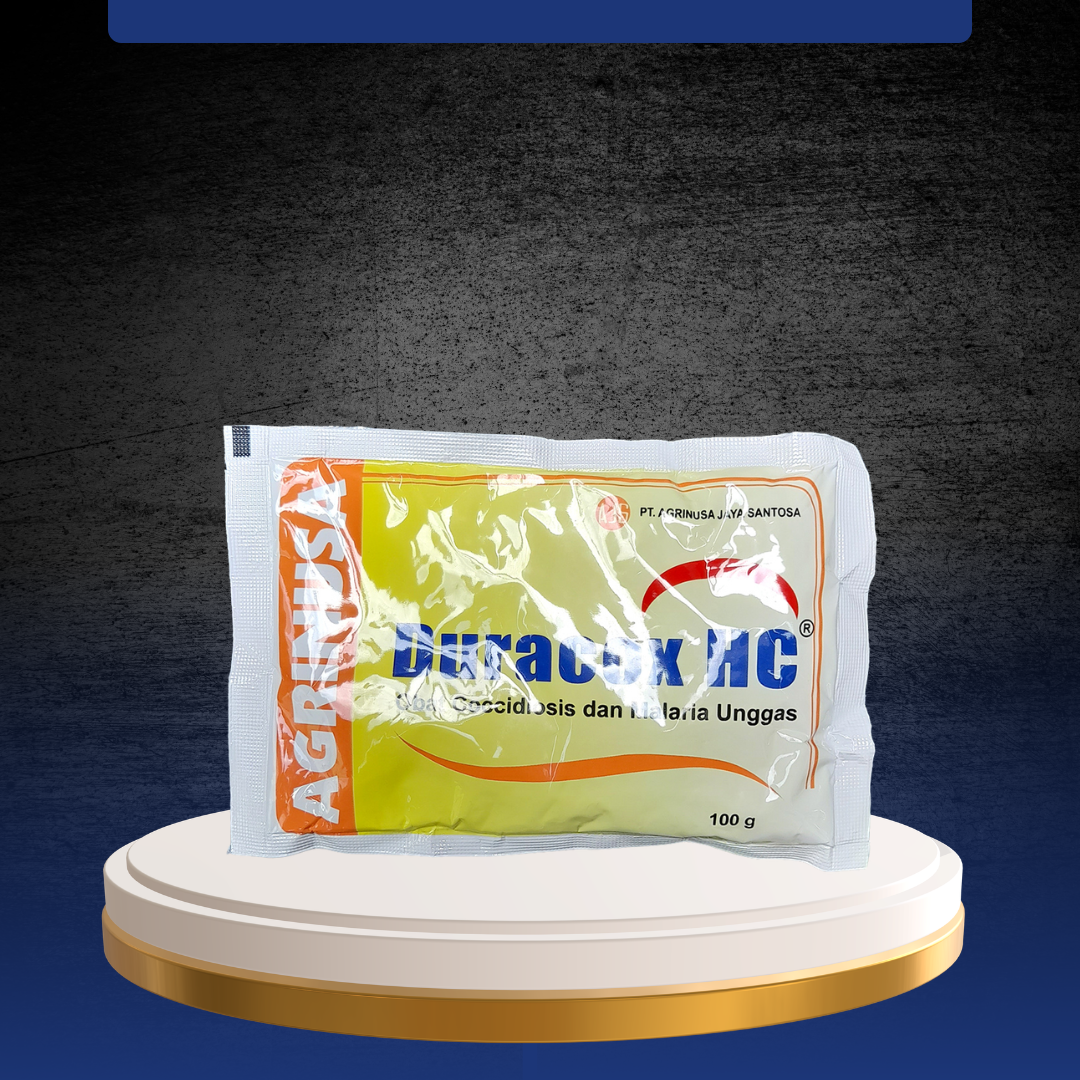 10 PCS DURACOX HC 100 GRAM BY AGRINUSA LEBIH MURAH - Untuk Anti Koksi & Malaria Pada Unggas Seperti Ayam, Bebek
