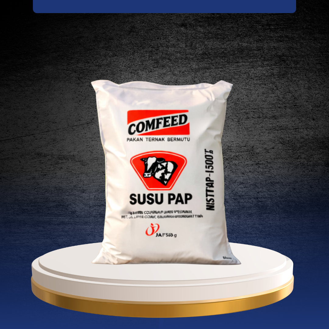 SUSU PAP 10 KG -  Susu Pap Kemasan 10 kg Untuk Hewan Ternak Usia Di Bawah 6 Bulan.