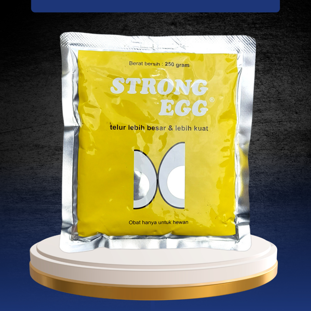 STRONG EGG 250 GRAM - Multivitamin Peningkat Berat Telur Dan Penguat Kerabang Telur.