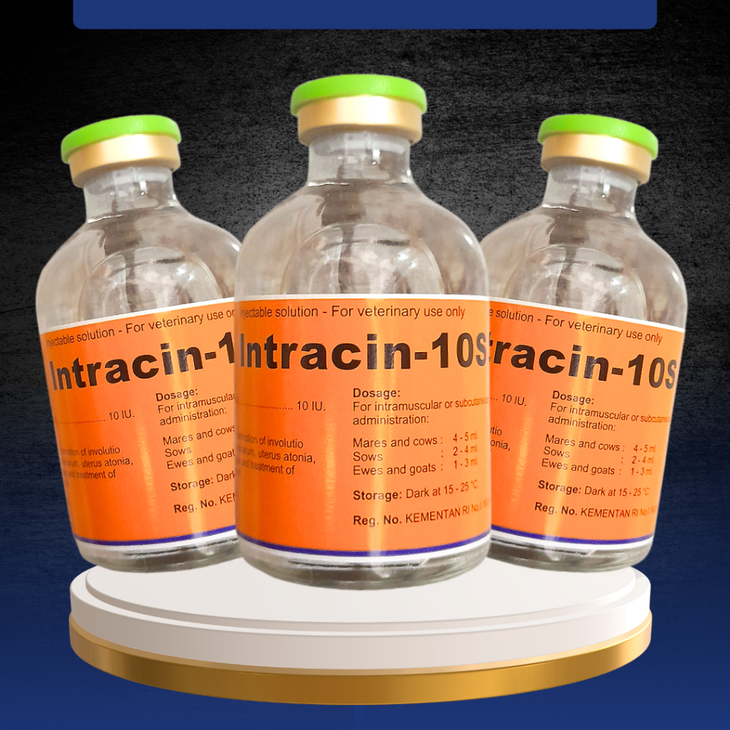 INTRACIN 10S 50 ML - Hormon Untuk Mamalia & Ternak.